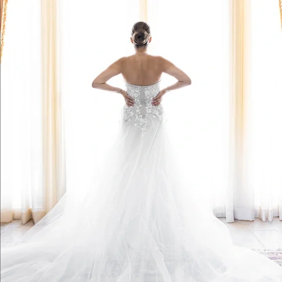knee length dresses for ladies Ines Di Santo "Marta" Sample Gown